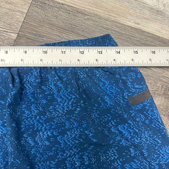 Lululemon Pace Breaker Blue Black Mens M Swift Ultra Quick Dry Active Short - Picture 5 of 11